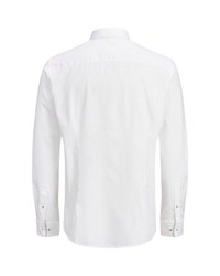 weißes Langarmhemd von Jack & Jones
