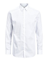 weißes Langarmhemd von Jack & Jones