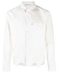 weißes Langarmhemd von JUNTAE KIM
