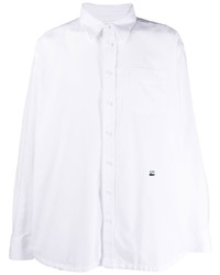 weißes Langarmhemd von Lacoste