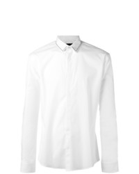 weißes Langarmhemd von Les Hommes
