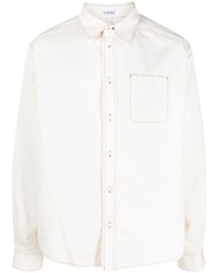 weißes Langarmhemd von Loewe
