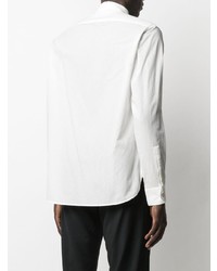 weißes Langarmhemd von Saint Laurent