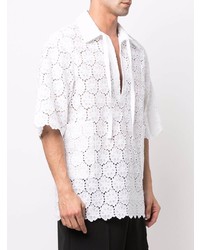 weißes Langarmhemd von Valentino
