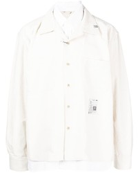 weißes Langarmhemd von Maison Mihara Yasuhiro