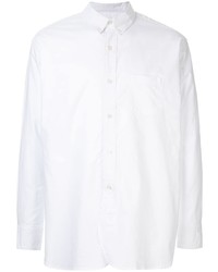weißes Langarmhemd von Makavelic