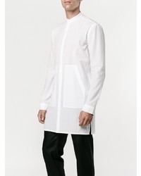 weißes Langarmhemd von Helmut Lang