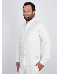 weißes Langarmhemd von Manu Es Torrent