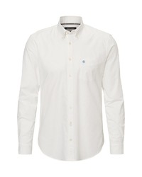 weißes Langarmhemd von Marc O'Polo