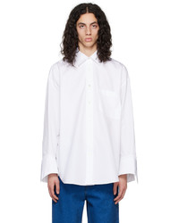 weißes Langarmhemd von Marina Yee