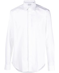 weißes Langarmhemd von Michael Kors