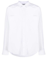 weißes Langarmhemd von Moschino