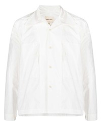 weißes Langarmhemd von Nicholas Daley