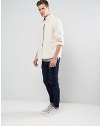 weißes Langarmhemd von Asos