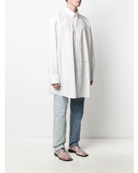 weißes Langarmhemd von Maison Margiela