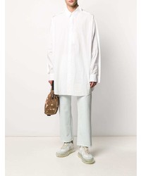 weißes Langarmhemd von Maison Margiela