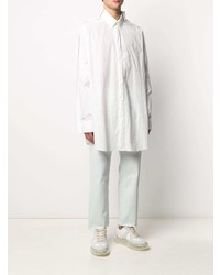 weißes Langarmhemd von Maison Margiela