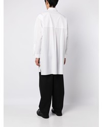 weißes Langarmhemd von Yohji Yamamoto