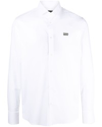 weißes Langarmhemd von Philipp Plein