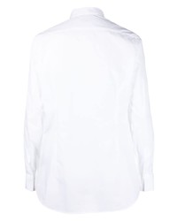 weißes Langarmhemd von Tintoria Mattei