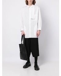 weißes Langarmhemd von Yohji Yamamoto