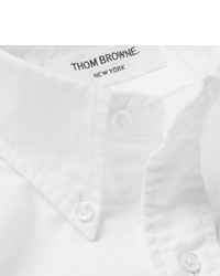 weißes Langarmhemd von Thom Browne