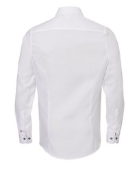 weißes Langarmhemd von Pure