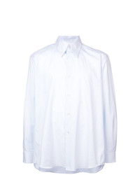 weißes Langarmhemd von Raf Simons