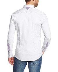 weißes Langarmhemd von Redbridge