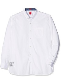 weißes Langarmhemd von S.Oliver Big Size