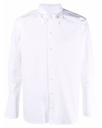 weißes Langarmhemd von Stefan Cooke