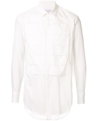 weißes Langarmhemd von Strateas Carlucci
