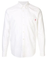 weißes Langarmhemd von Supreme