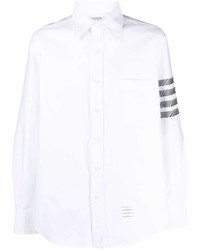 weißes Langarmhemd von Thom Browne
