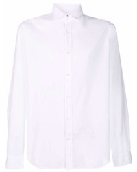 weißes Langarmhemd von Tintoria Mattei
