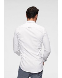 weißes Langarmhemd von Tom Tailor