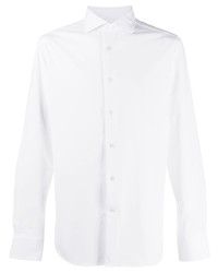weißes Langarmhemd von Traiano Milano