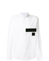 weißes Langarmhemd von Versace Collection