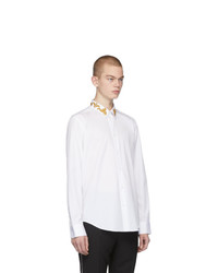 weißes Langarmhemd von Versace