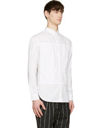 weißes Langarmhemd von Yohji Yamamoto