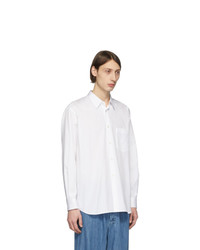 weißes Langarmhemd von Comme Des Garcons SHIRT