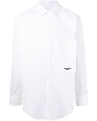 weißes Langarmhemd von Wooyoungmi