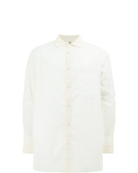 weißes Langarmhemd von Ziggy Chen
