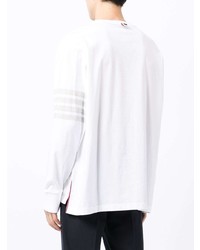 weißes Langarmshirt von Thom Browne