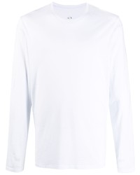 weißes Langarmshirt von Armani Exchange