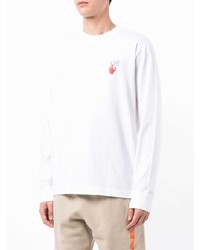 weißes Langarmshirt von Off-White