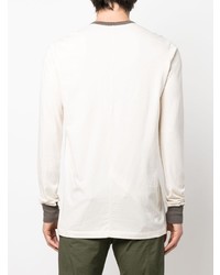 weißes Langarmshirt von Rick Owens