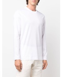 weißes Langarmshirt von Zegna