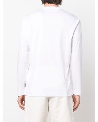 weißes Langarmshirt von Zegna