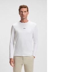 weißes Langarmshirt von Boss Orange